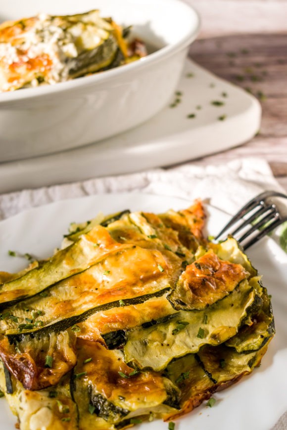 Cheesy Zucchini Gratin Recipe | So Nourished