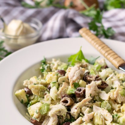 Keto Pesto Chicken Salad