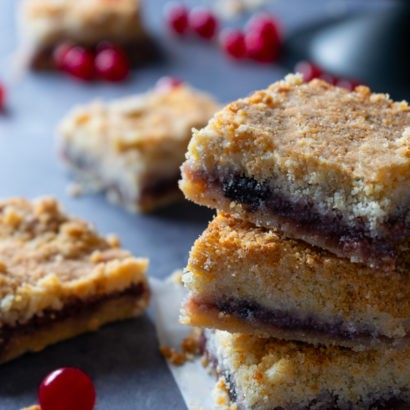 Keto Cranberry Walnut Dessert Bars